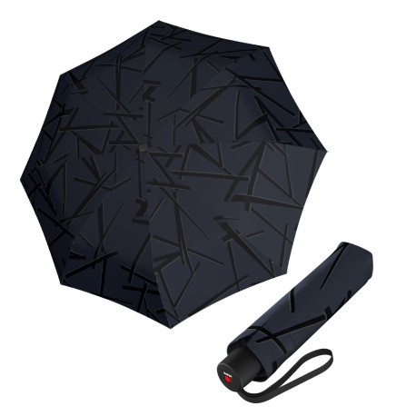 Knirps KNIRPS A.050 MEDIUM Kombat navy - elegantní dámský skládací deštník