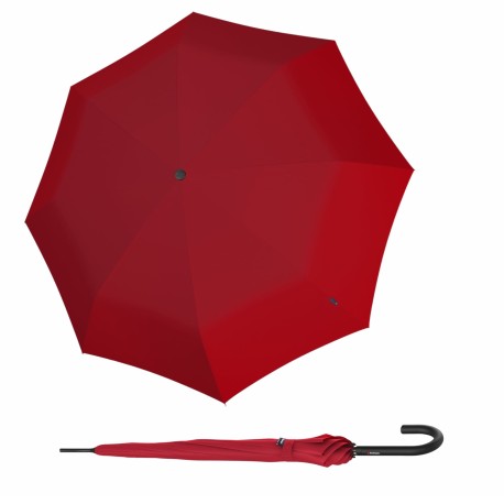 Elegantní holový vystřelovací deštník - Knirps A.760 STICK RED