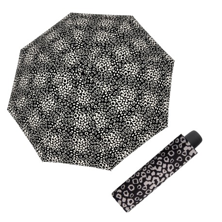 Derby Hit Mini Loop Black & White - dámský skládací deštník