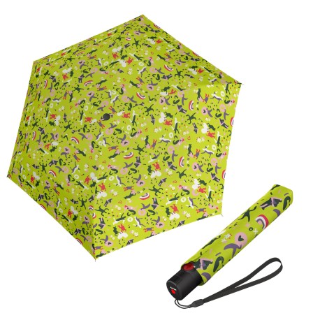 Knirps Knirps U.200  Duomatic embracing neon    - elegantní dámský plně automatický deštník