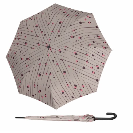 Knirps Knirps T .760 Stick Automatic pencil sand- elegantní holový vystřelovací deštník