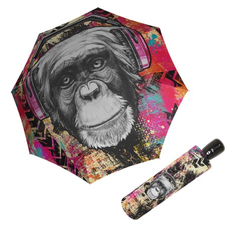 Doppler Modern Art Magic  Monkey     - dámský plně automatický deštník