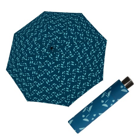 Doppler Fiber Mini Joy blue - dámský skládací deštník