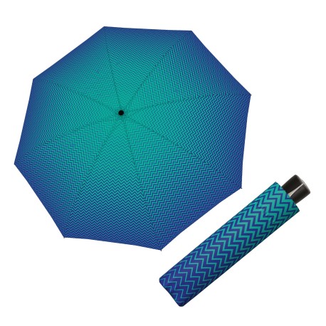 Doppler Fiber Mini Strong blue - dámský skládací deštník