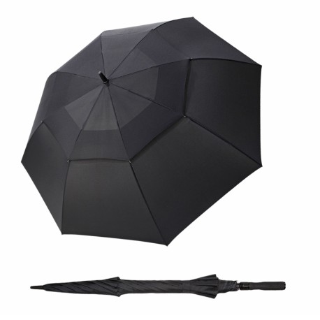 Doppler Fiber golf AC Air black  - partnerský holový vystřelovací deštník