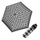 Fiber Havanna Black&White - dámský skládací deštník
