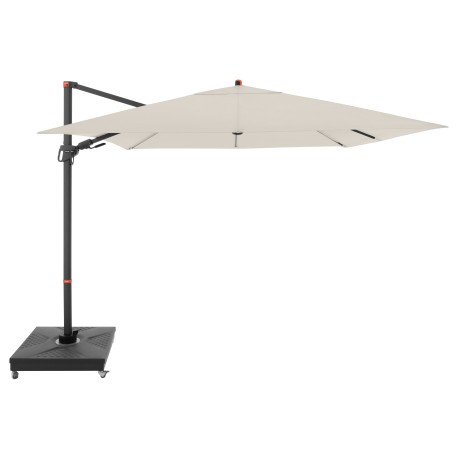 Doppler myZone 280 x 280 cm - výkyvný zahradní slunečník s boční tyčí : Desén látky - 820