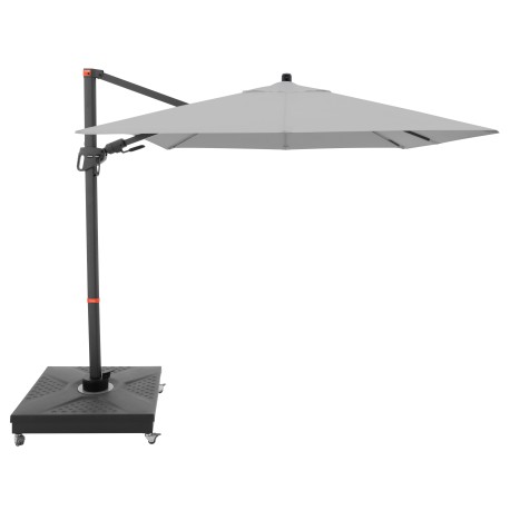 Doppler myZone 210 x 210 cm - výkyvný zahradní slunečník s boční tyčí : Desén látky - 827