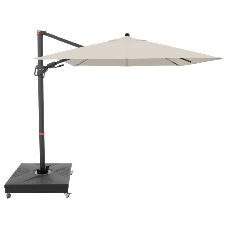 Doppler myZone 210 x 210 cm - výkyvný zahradní slunečník s boční tyčí : Desén látky - 820