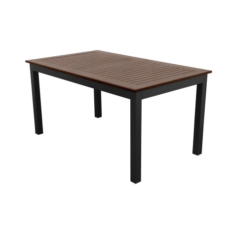 Doppler EXPERT WOOD Plus - zahradní hliníkový stůl 150 x 90 cm