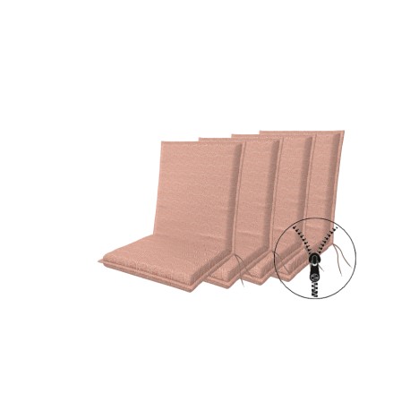 Doppler ART 4041 nízký - set 4 ks - polstry na židli a křeslo