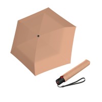 KNIRPS U.200 Ultra Light Duomatic peach - elegantní dámský plně automatický deštník