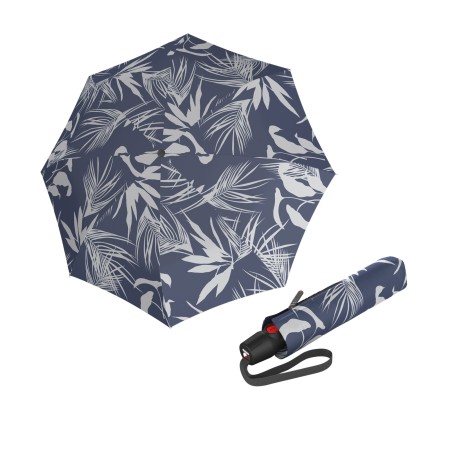 Knirps KNIRPS T.200 Medium Duomatic Botany sea - elegantní plně automatický deštník