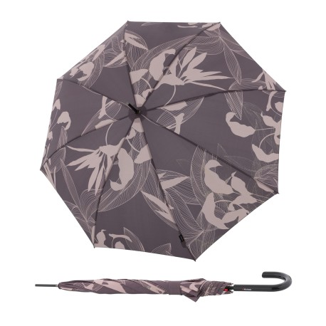 Knirps KNIRPS T.760 Garden Earth - elegantní holový vystřelovací deštník