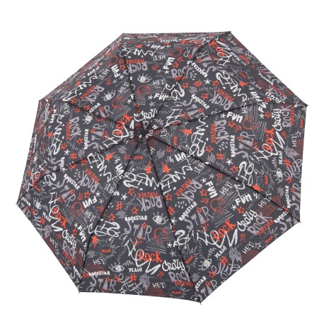 Derby Hit Magic Printed Graffiti - dámský plně automatický deštník