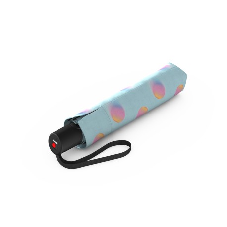 Knirps KNIRPS A.200 MEDIUM DUOMATIC Magicdots Sky - elegantní dámský plnoautomatický deštník (obrázek 3)
