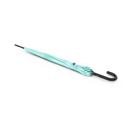 Knirps KNIRPS A.760 STICK AUTOMATIC Zebra Mint - elegantní holový vystřelovací deštník (obrázek 3)