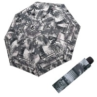 Hit Mini Youth Black & White - dámský skládací deštník
