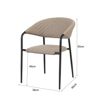 NOVA MELIA mocca – luxusní zahradní souprava 6+1