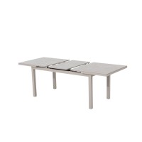 VELIA - zahradní rozkládací stůl 167/217 x 90 x 76 cm