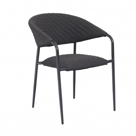 Doppler Melia LIKA-TEX® antracit - luxusní zahradní křeslo - Rozbalené zboží (N557)