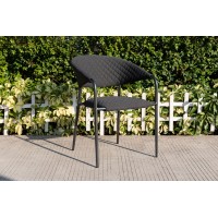 Melia LIKA-TEX® antracit - luxusní zahradní křeslo