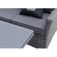 HAVANNA COMBI - zahradní rohová ratanová sedací souprava