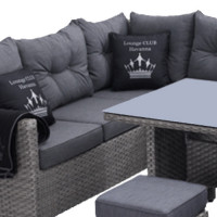 HAVANNA COMBI - zahradní rohová ratanová sedací souprava