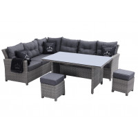 HAVANNA COMBI - zahradní rohová ratanová sedací souprava