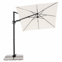 DERBY DX 210 x 210 cm – zahradní slunečník s boční nohou