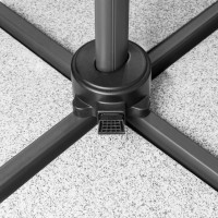 RAVENNA 330 cm – velký zahradní výkyvný slunečník s boční tyčí