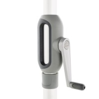 ACTIVE 280 cm - automatický naklápěcí slunečník s klikou