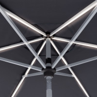 ACTIVE 300 cm - naklápěcí slunečník s LED osvětlením