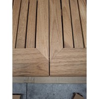 Stůl CONCEPT rozkládací s teakovou deskou - 2. jakost (N291)