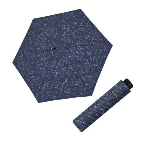 Doppler Fiber Havanna Spotlight Blue - skládací deštník