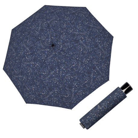 Doppler Mini Fiber Spotlight blue - dámský skládací deštník