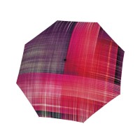 Carbonsteel Magic Noble Check pink - dámský plně automatický deštník