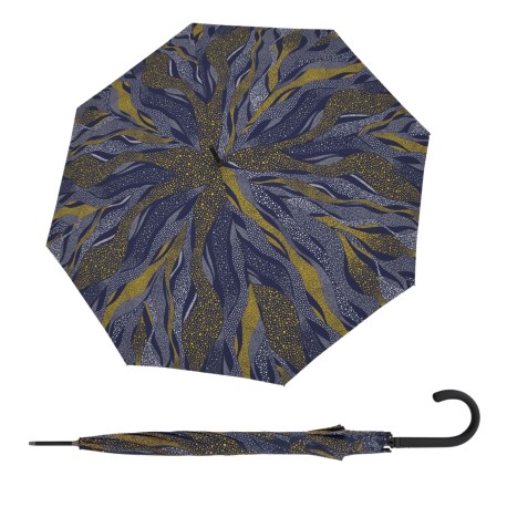 Doppler Fiber Flex  AC Whisper Blue - dámský holový vystřelovací deštník