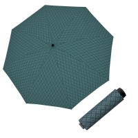 Fiber Fun Calm petrol - dámský plně automatický deštník