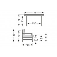 Hawaii LIKA-TEX® - luxusní zahradní sestava
