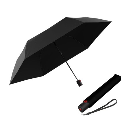 Knirps KNIRPS U.200 Black with black - elegantní plně automatický deštník