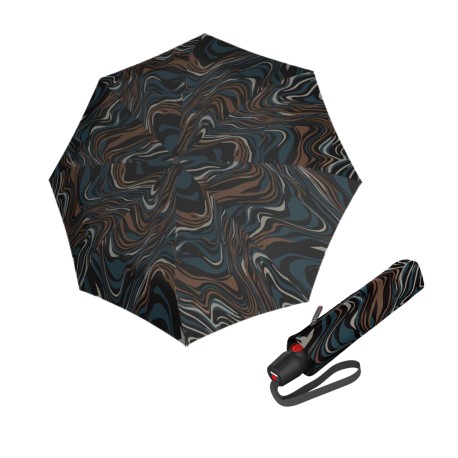Knirps KNIRPS T.200 Medium Duomatic Tiger Blue - elegantní plně automatický deštník