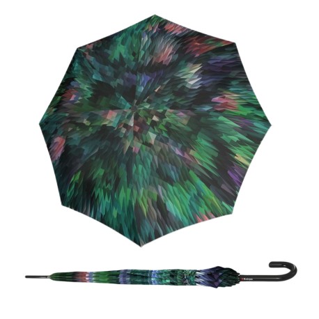 Knirps KNIRPS T.760 Peacock Green - elegantní holový vystřelovací deštník