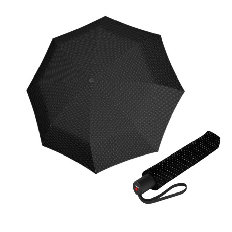 Knirps Knirps A 200 Medium Duomatic Joy Black - elegantní plnoautomatický deštník