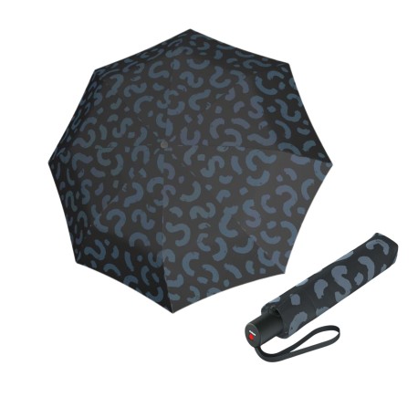 Knirps Knirps A 200 Medium Duomatic Cone Black - elegantní plnoautomatický deštník