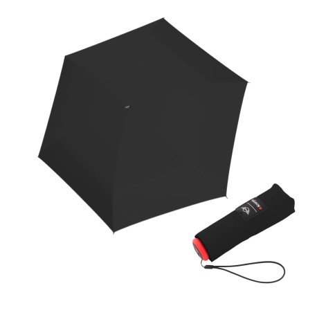 Knirps Knirps Mini Midnight Black - elegantní skládací deštník