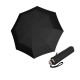 Knirps Chrome Matt Manual Black - elegantní skládací deštník