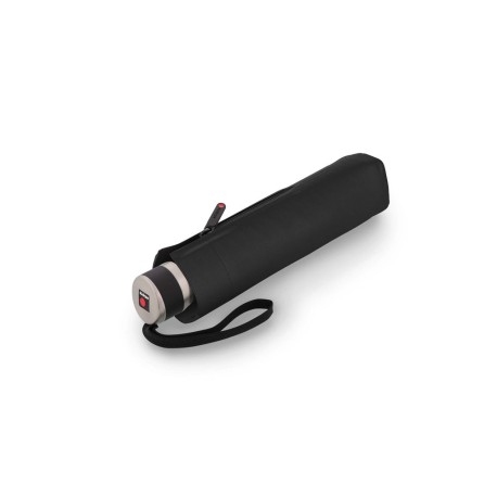 Knirps Knirps Chrome Matt Manual Black - elegantní skládací deštník (obrázek 3)