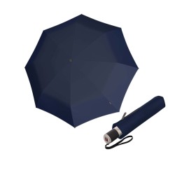 Knirps Chrome Matt Duomatic Navy - elegantní plně automatický deštník