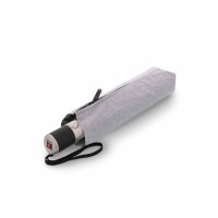 Knirps Chrome Matt Duomatic Melange Grey - elegantní plně automatický deštník